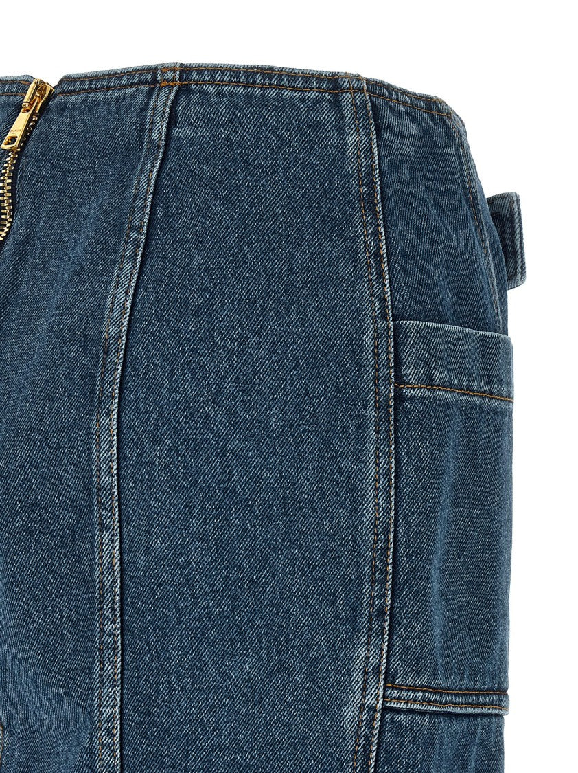 Balmain 'Belted' Skirt