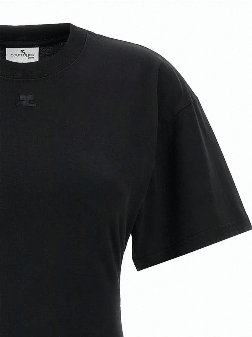 Courrèges Fitted Short-Sleeve T-Shirt With Subtle Logo Detail