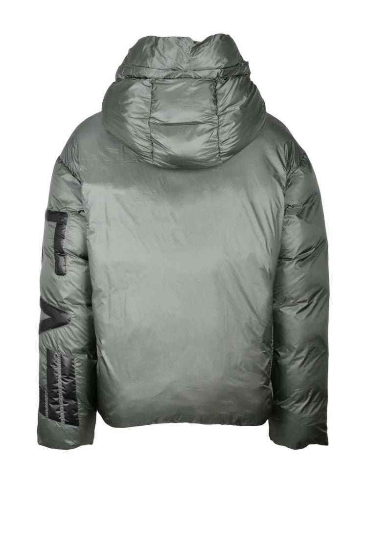 Ea7 Emporio Armani Down Jacket With Zip - Green