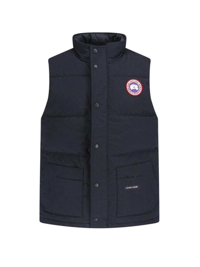 Canada Goose Navy Freestyle Quilted Padded Outerwear Vest