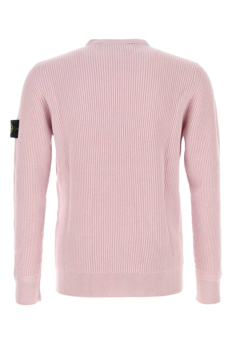 Stone Island Pink Wool Sweater