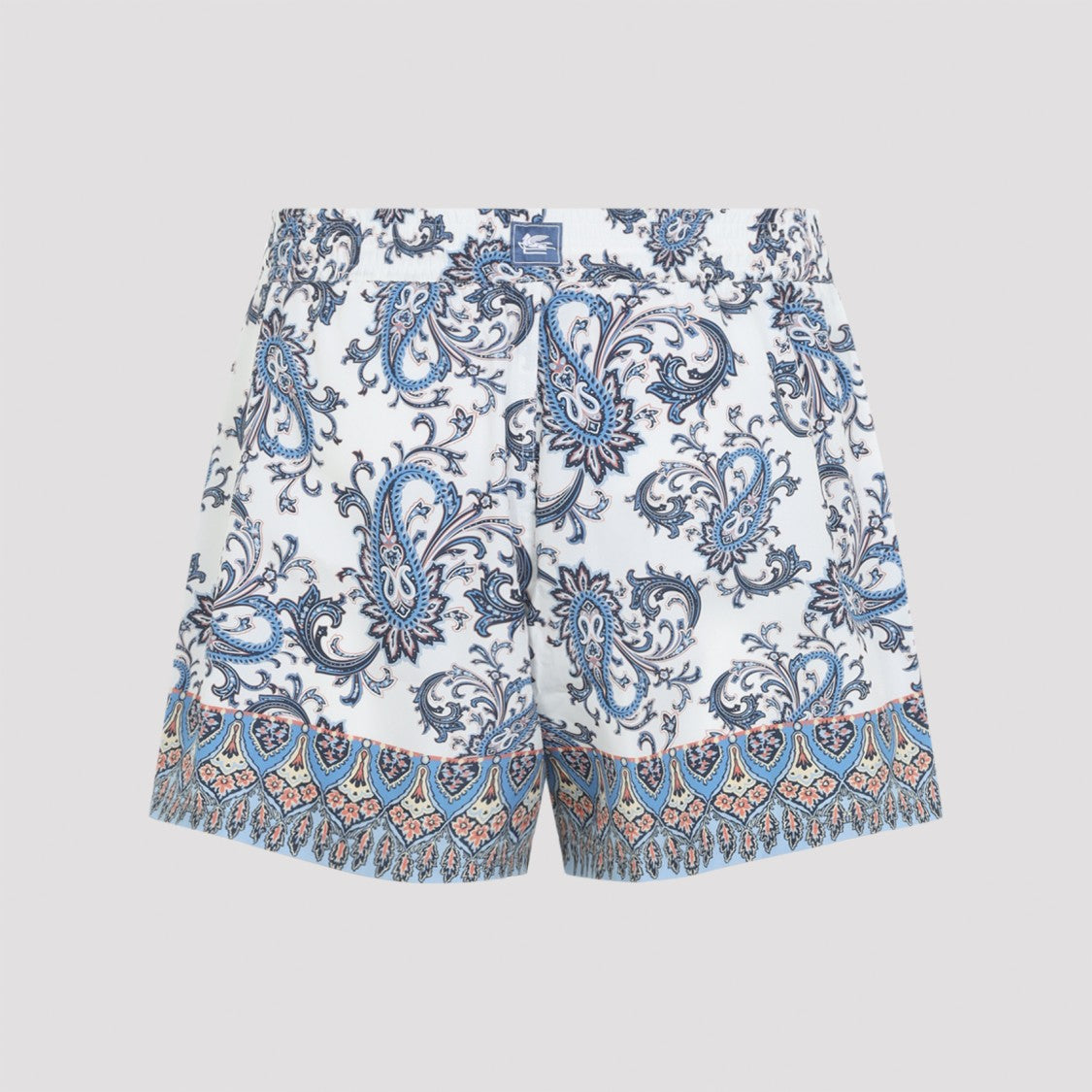 Etro Roma Light Blue Polyester Swim Shorts
