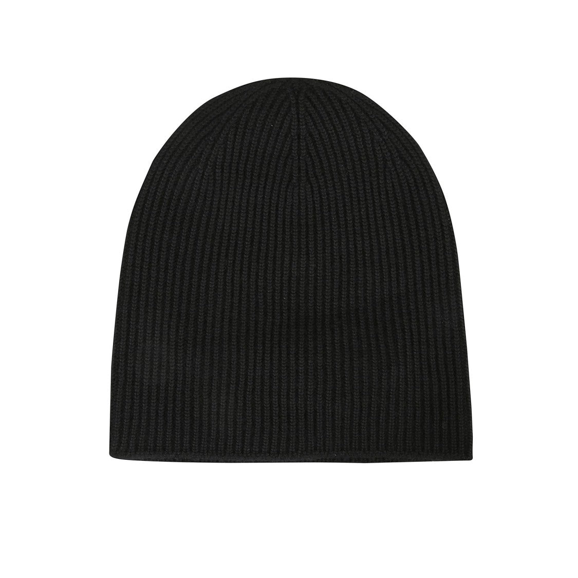 Dsquared2 Ribbed Knit Beanie With Bold Red Detailing