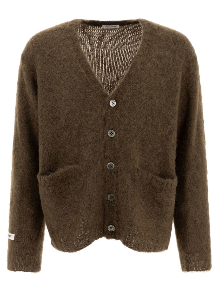 Undercover Color Block Knit Cardigan