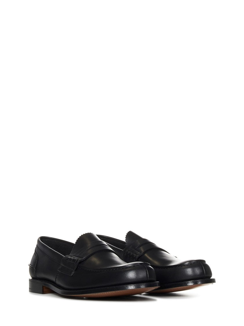 Church's Pembrey Black Calf Leather College Loafers
