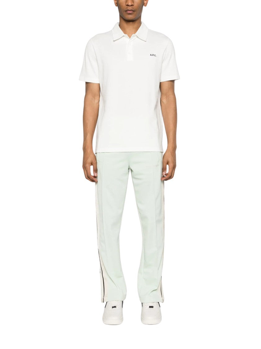A.P.C. Minimalist Short-Sleeve Polo Shirt With Button Placket