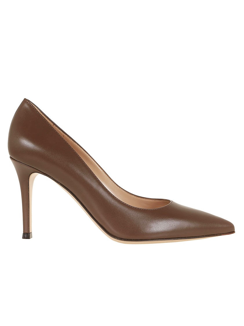 Gianvito Rossi Classic Pointed Toe Pumps With 85 Mm Stiletto Heel