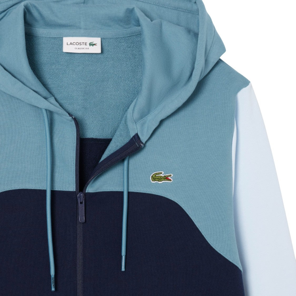 Lacoste Black Zip-Up Hoodie