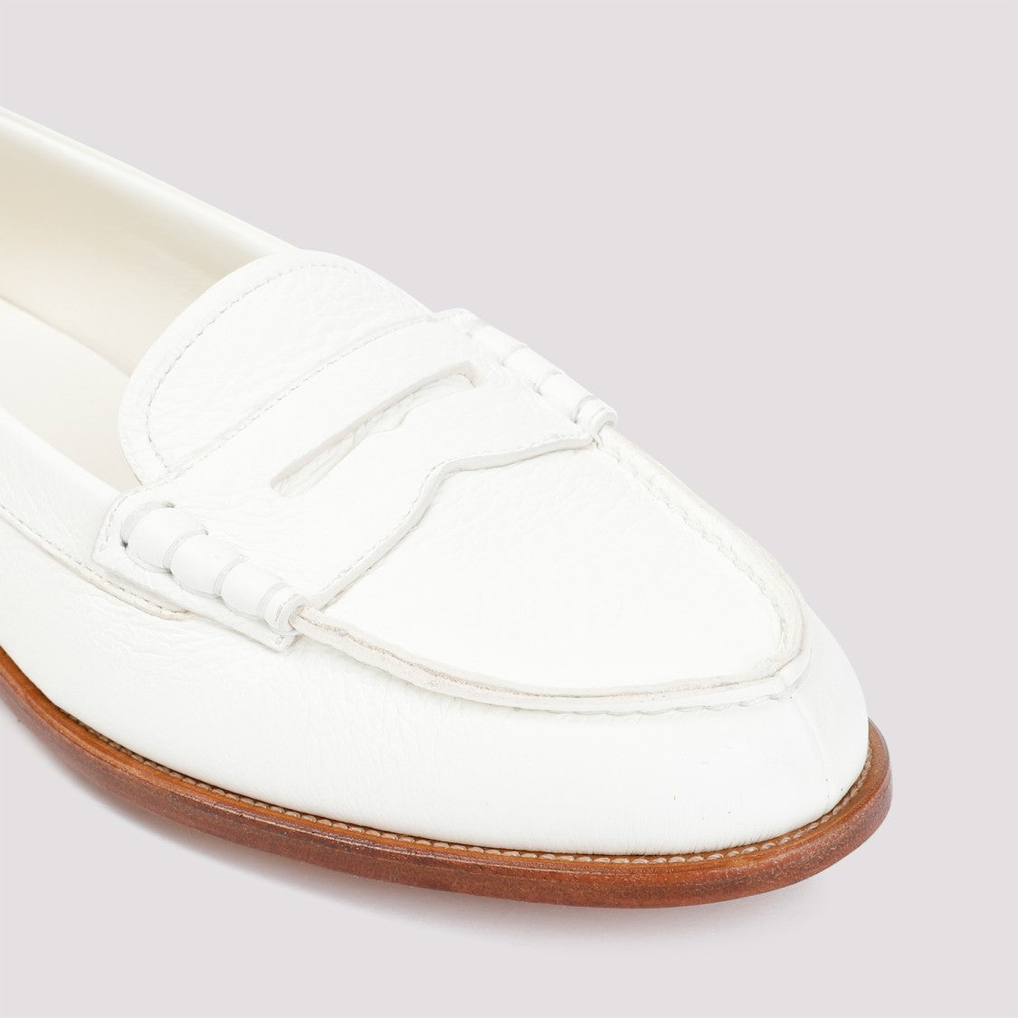 Church's Kara 2 Ivory Deer Leather Loafers