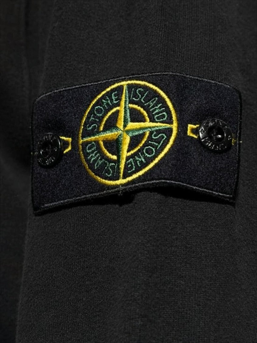 Stone Island Classic Black Pullover Hoodie