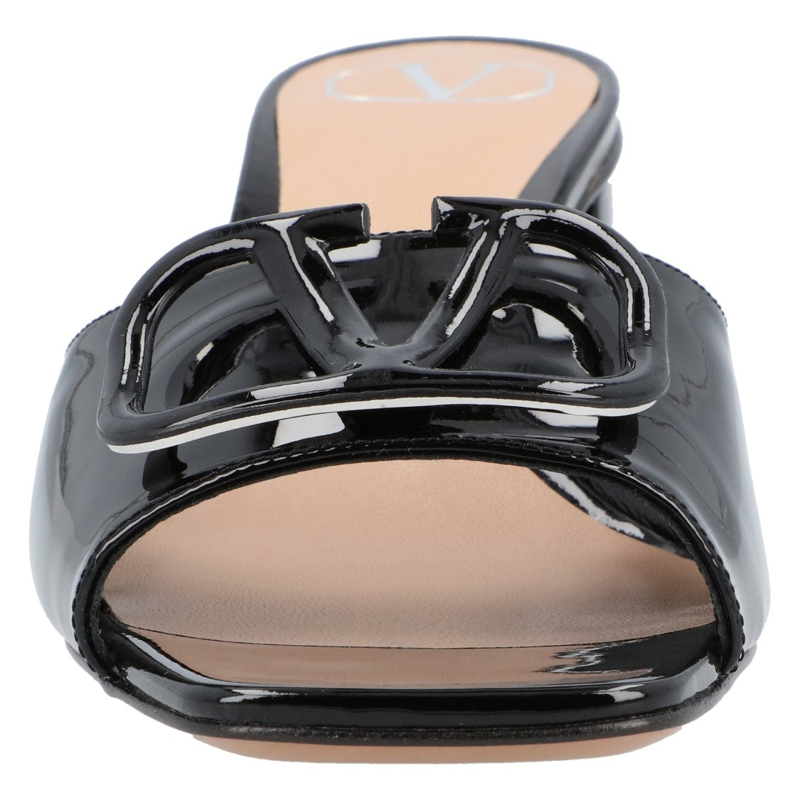 Valentino Vlogo Signature Sandals Black