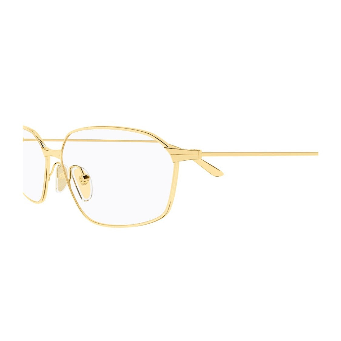 Balenciaga Gold Bb0453o Editorial Everyday Metal Geometric Sunglasses