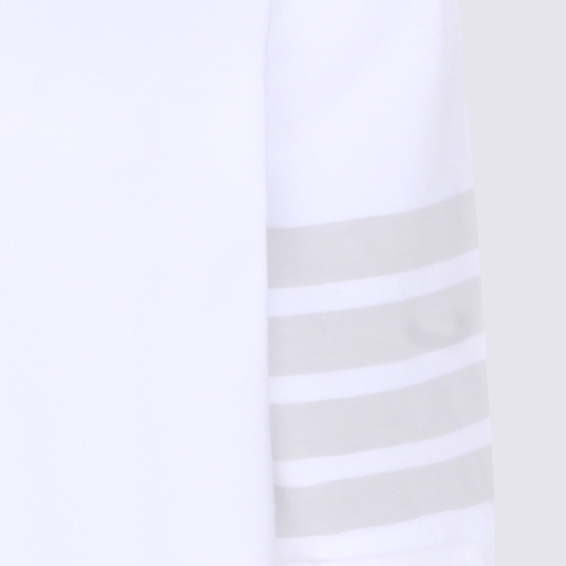 Thom Browne Classic White Four Band T-Shirt