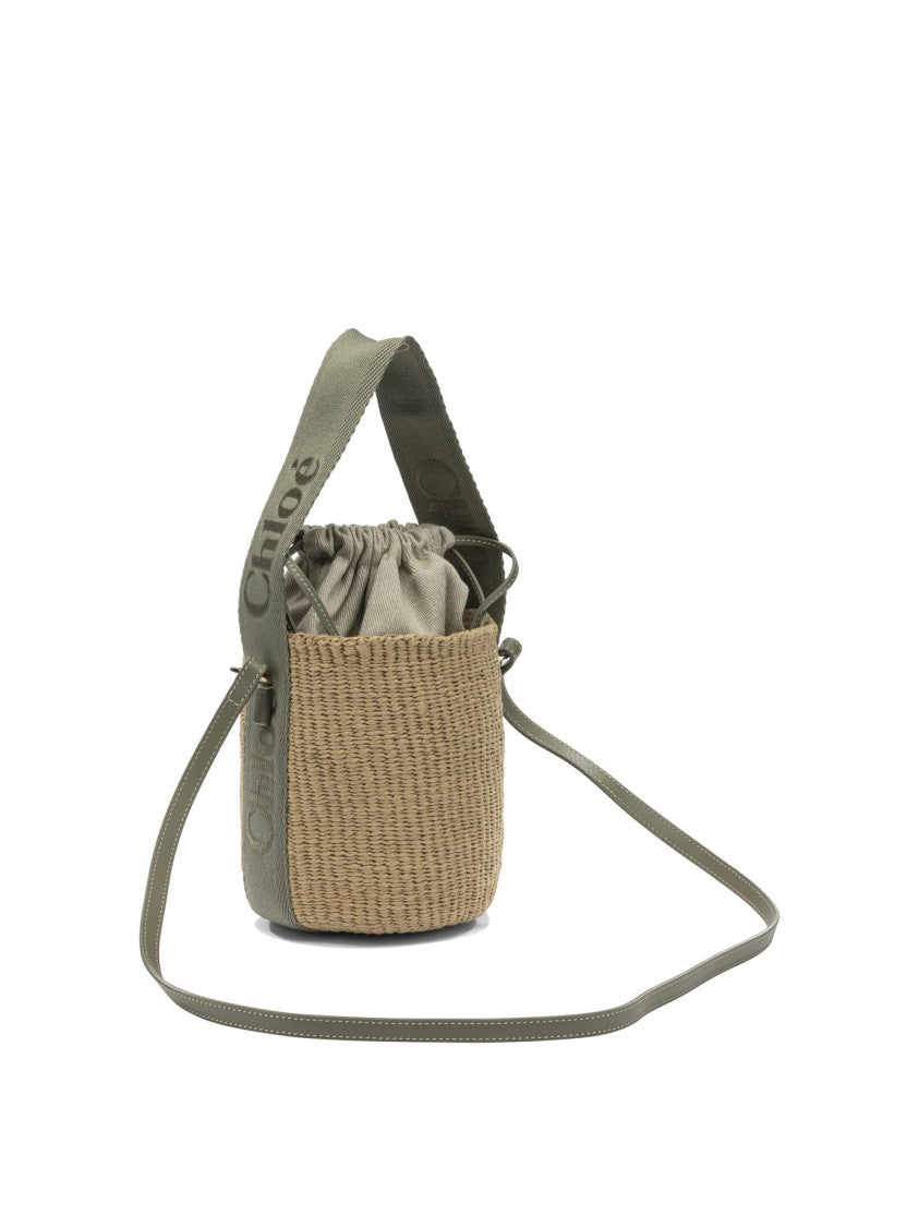 Chloé Compact Woven Paper Crossbody Bag