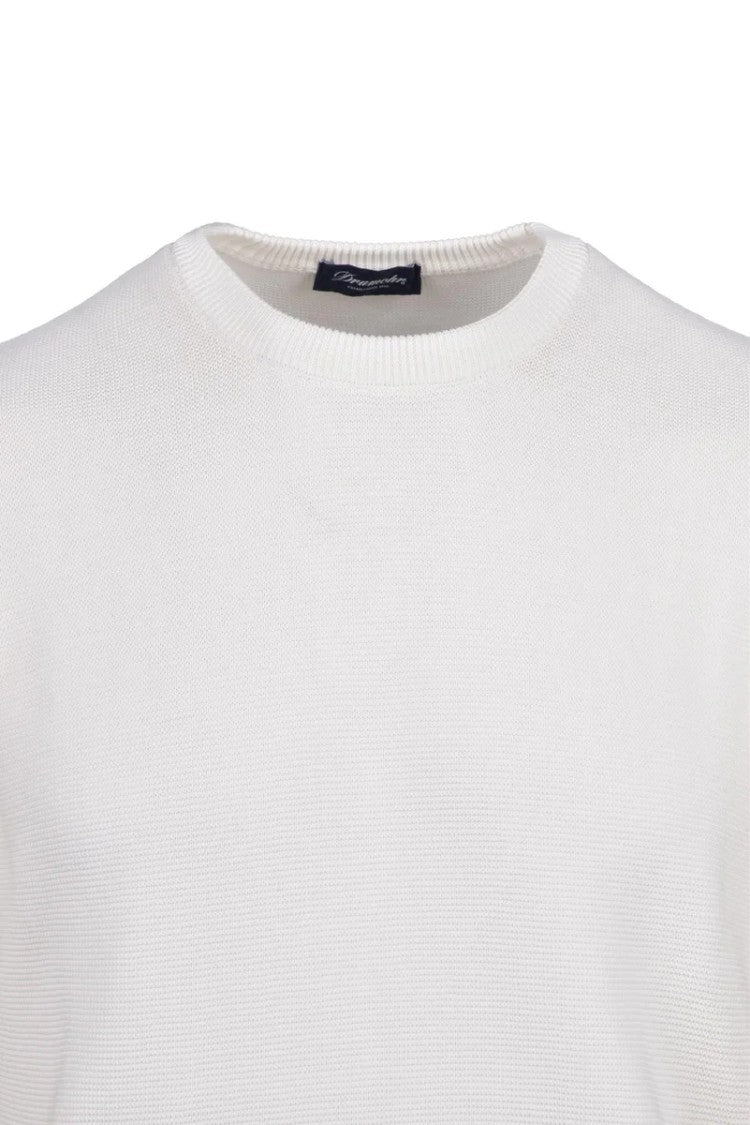 Drumohr Cotton Top - White