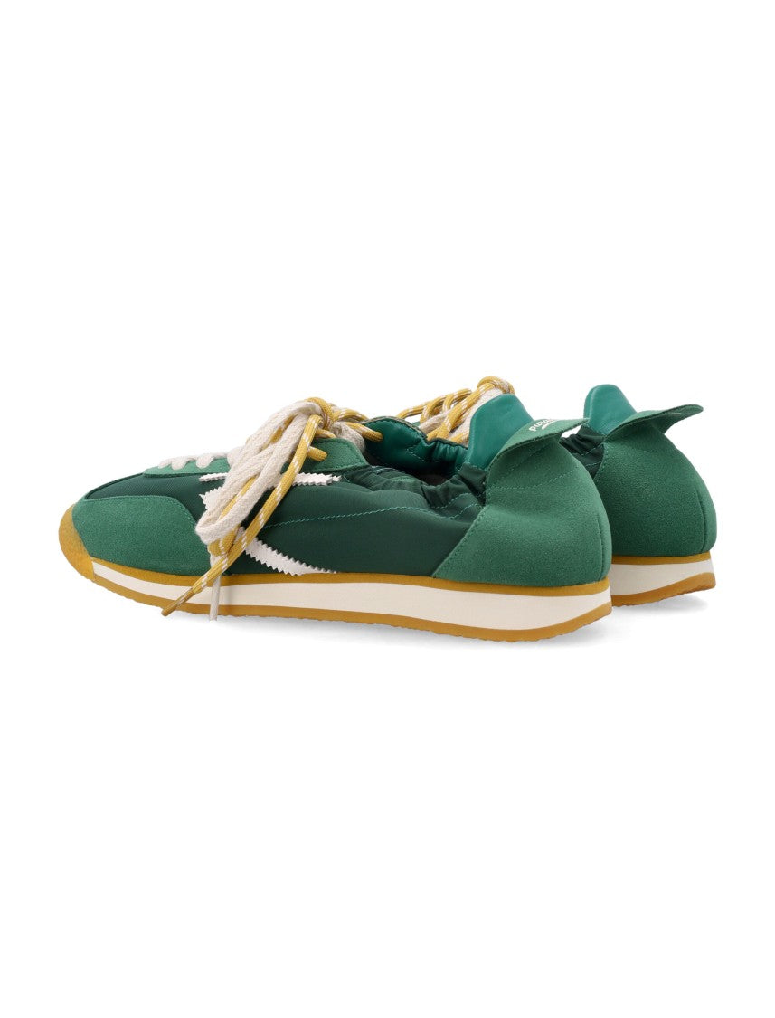Puraai Vegan Leather Double Lacing Sneakers