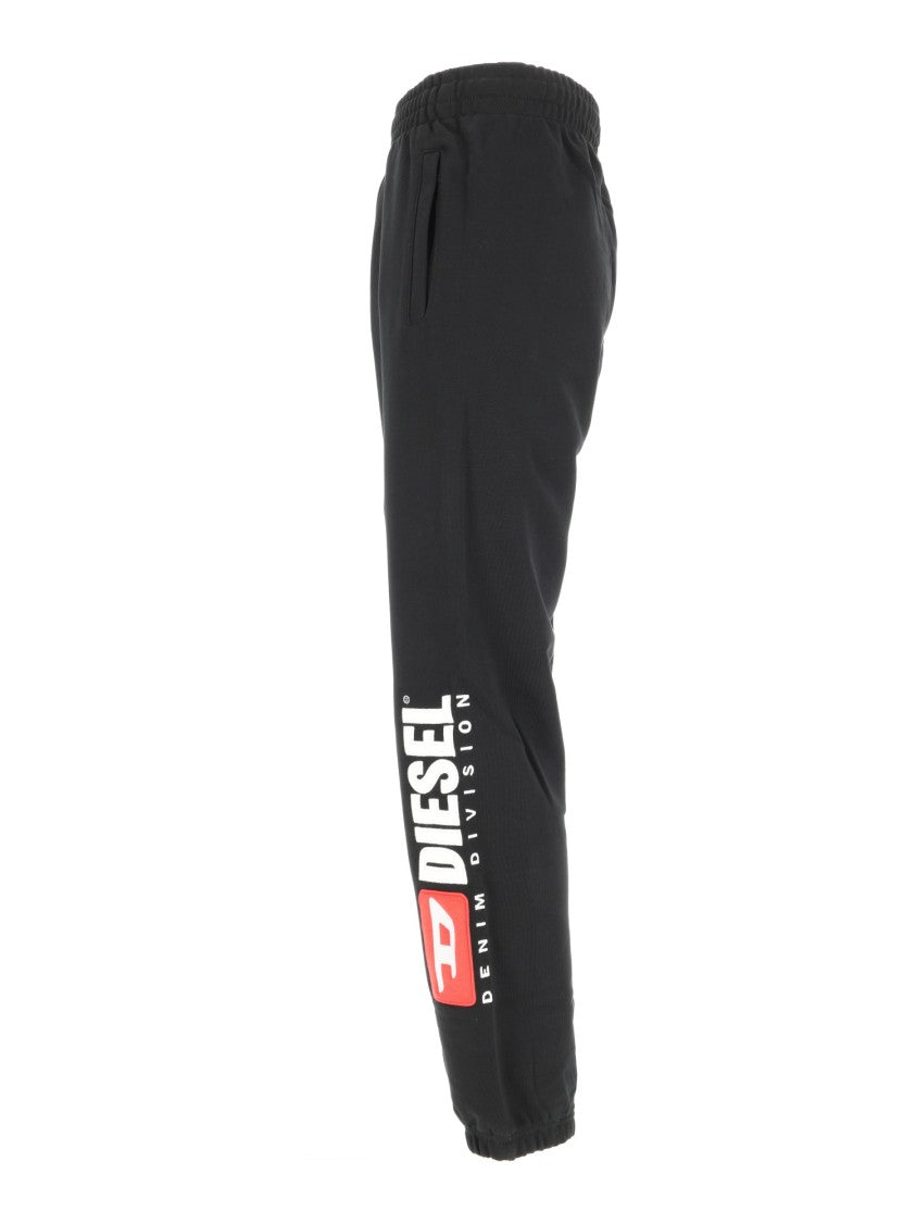Diesel Black P-Marky Div Cropped Pants