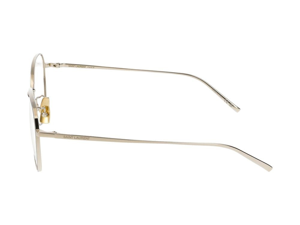 Saint Laurent Gold Thin Metal Sunglasses