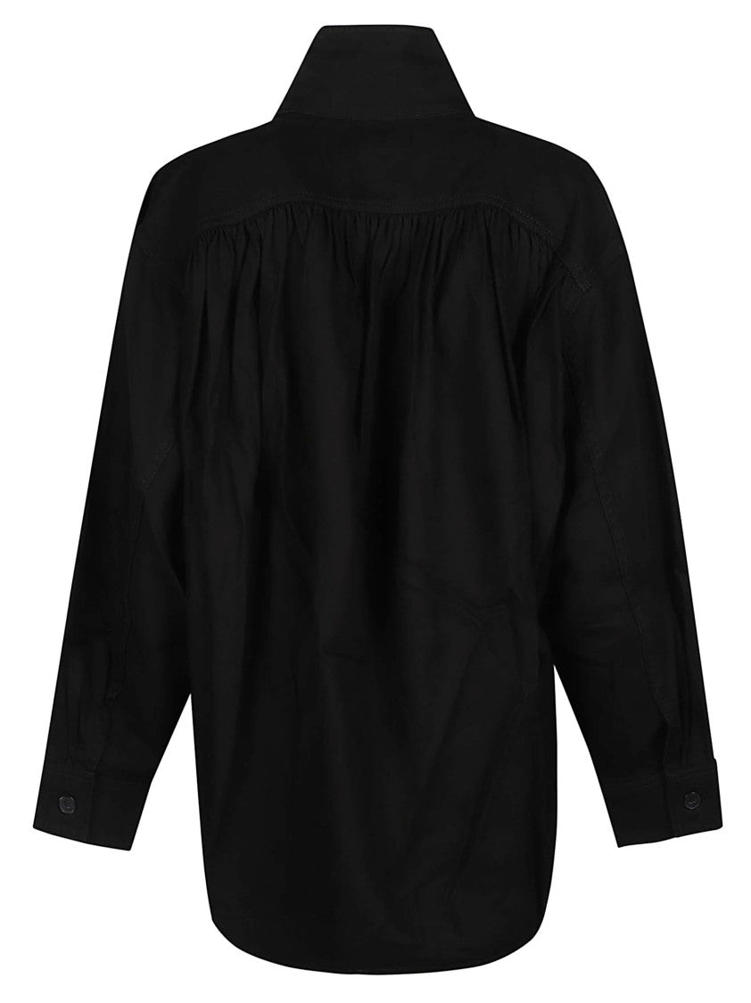 Iro Black Fenyra Lyocell Shirt
