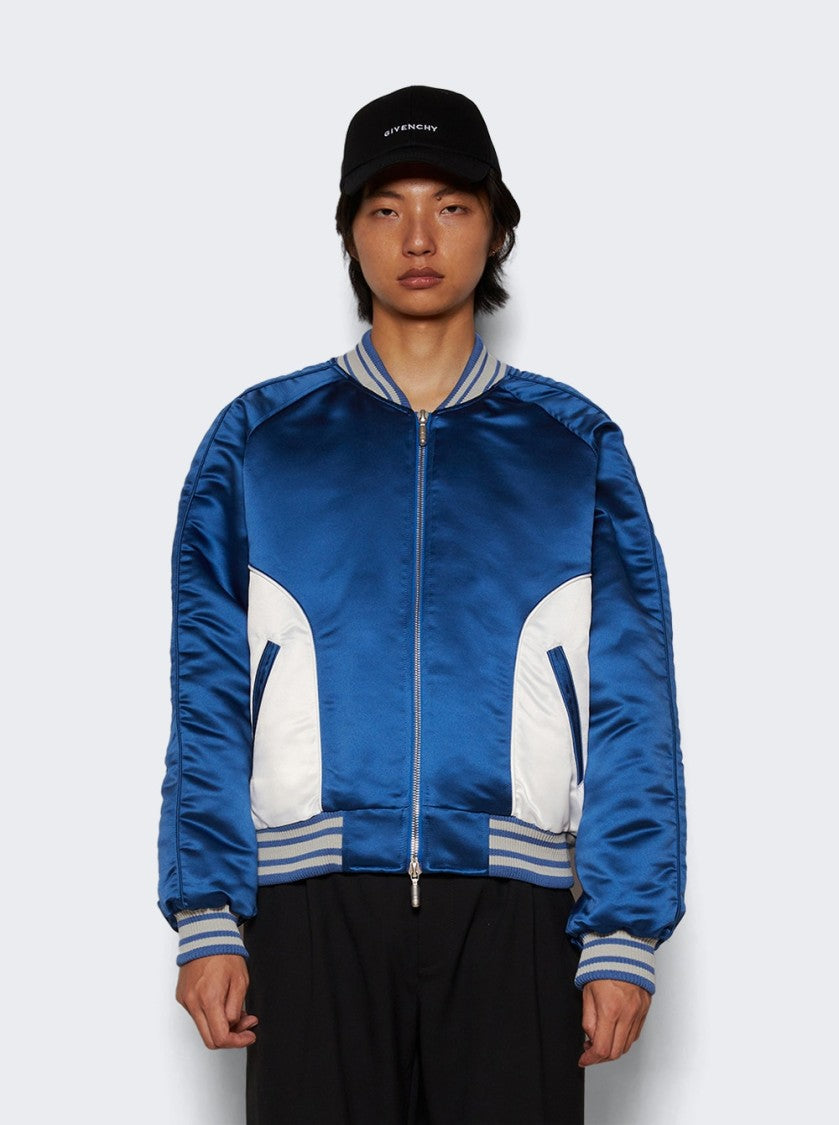 Rhude Chamonix Ski Souvenir Bomber Jacker Blue