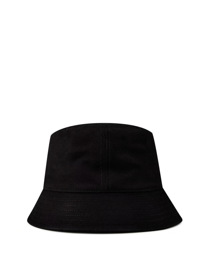Isabel Marant Haley Embroidered Logo Bucket Hat
