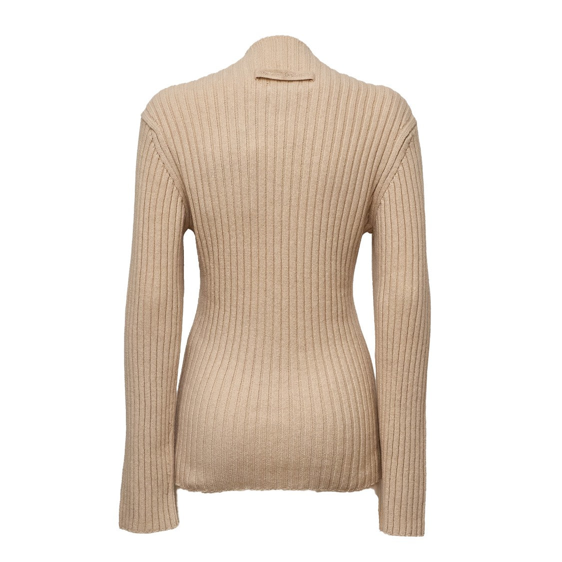 Victoria Beckham Vb Cashmere-Blend Ribbed Turtleneck Sweater