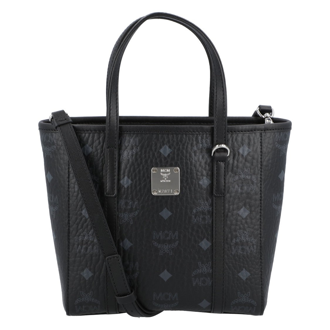 Mcm Toni Top-Zip Shopper In Visetos