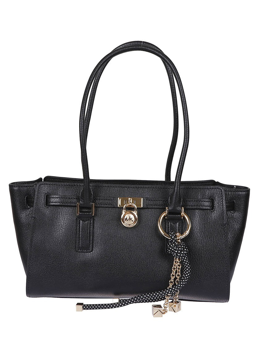 Michael Kors Hamilton Hammered Leather Shoulder Bag