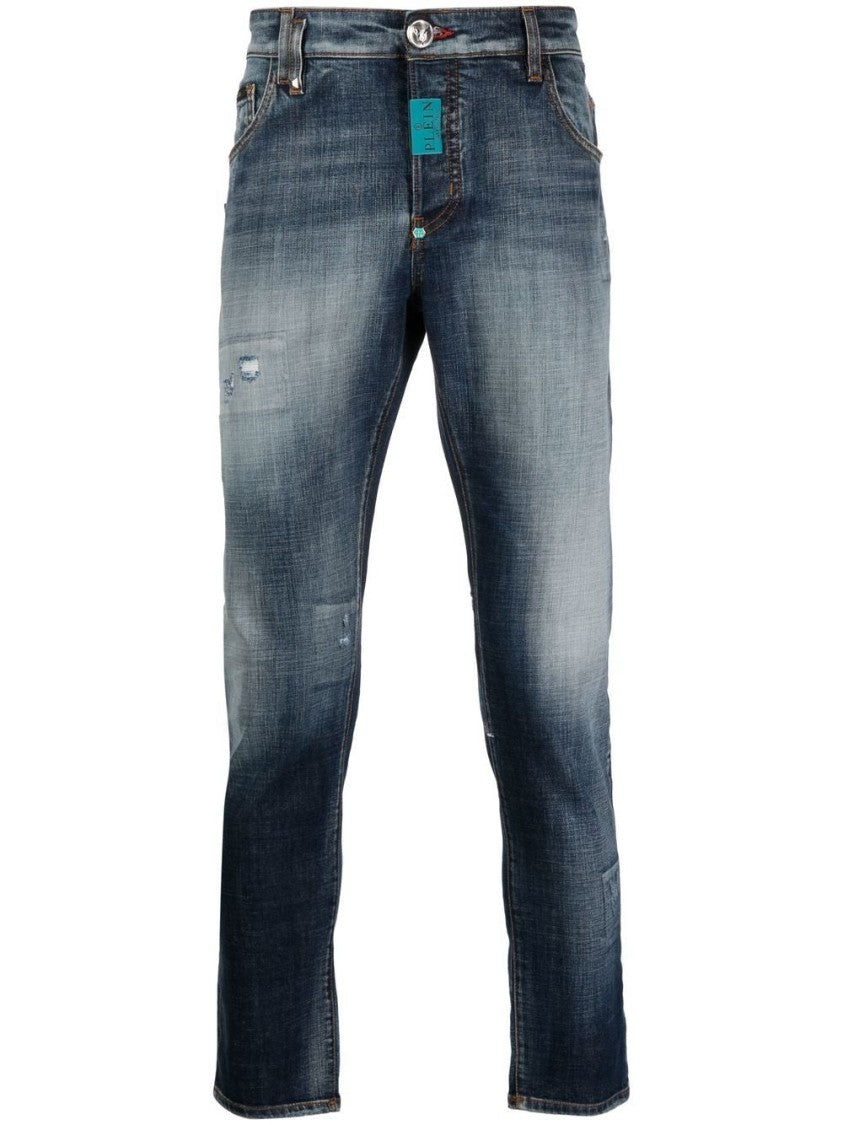 Philipp Plein Denim Trousers Skinny Fit
