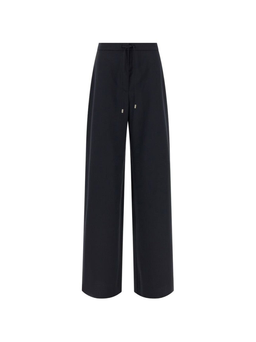 Max Mara Wide-Leg Virgin Wool Pants