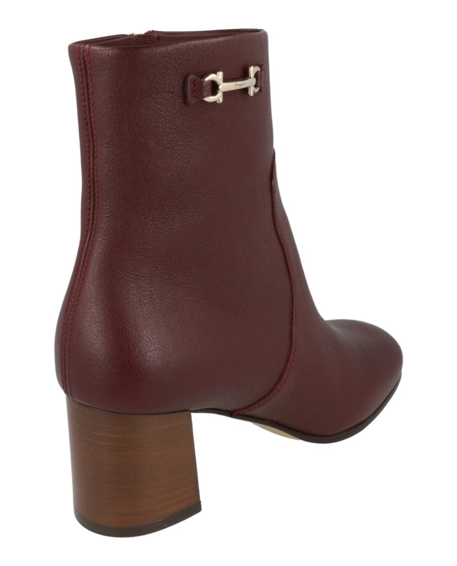 Ferragamo Otello Leather Booties