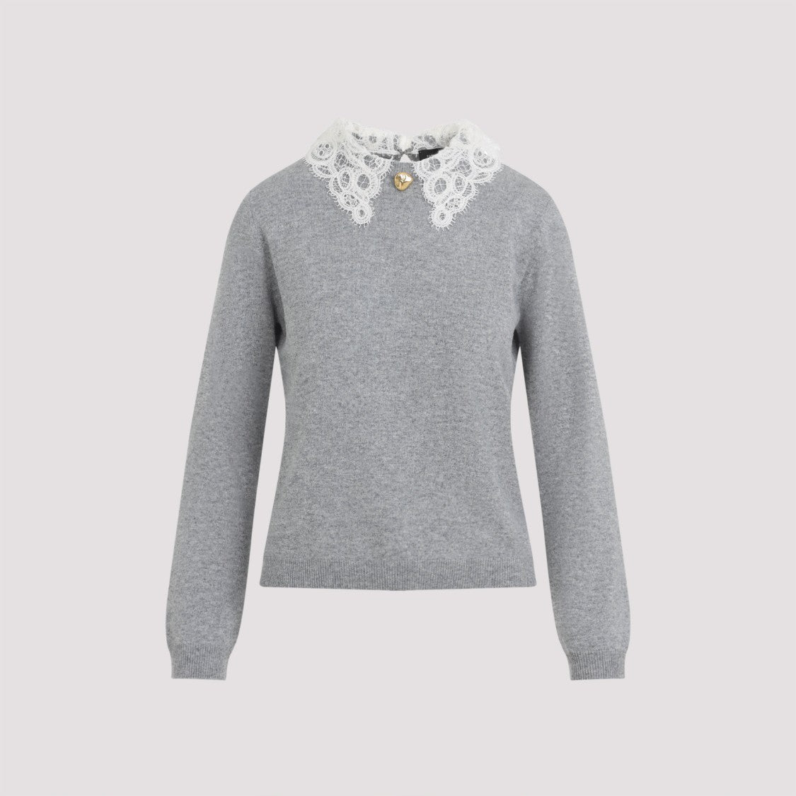 Fabiana Filippi Grey Virgin Wool Sweater