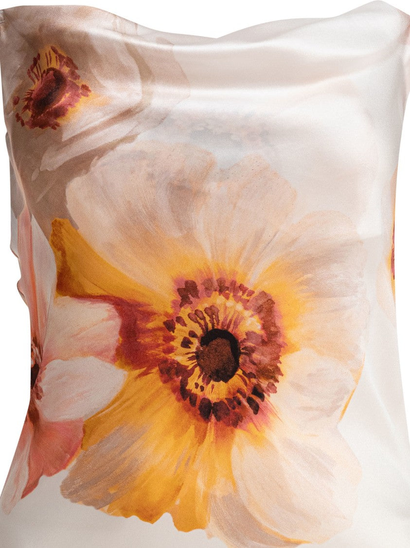 Sleep No More Floral Maxi Dress With Spaghetti Straps