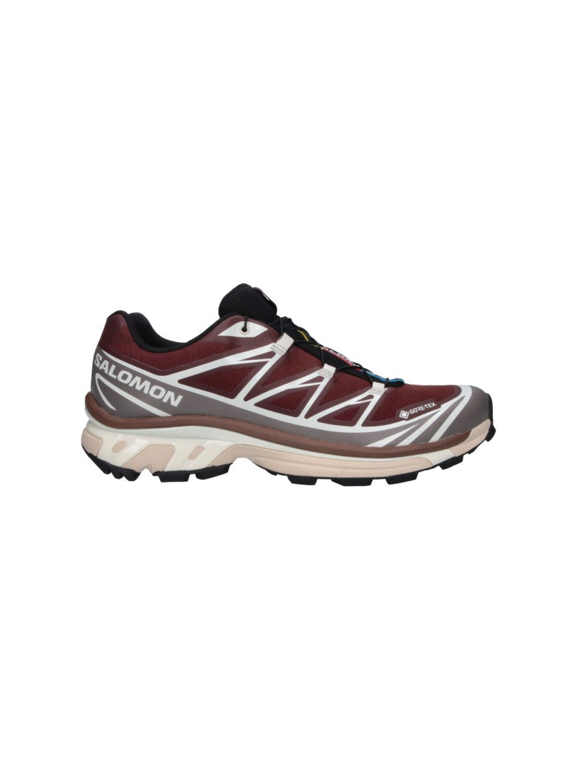 Salomon Burgundy Xt-6 Gore-Tex Waterproof Sneakers