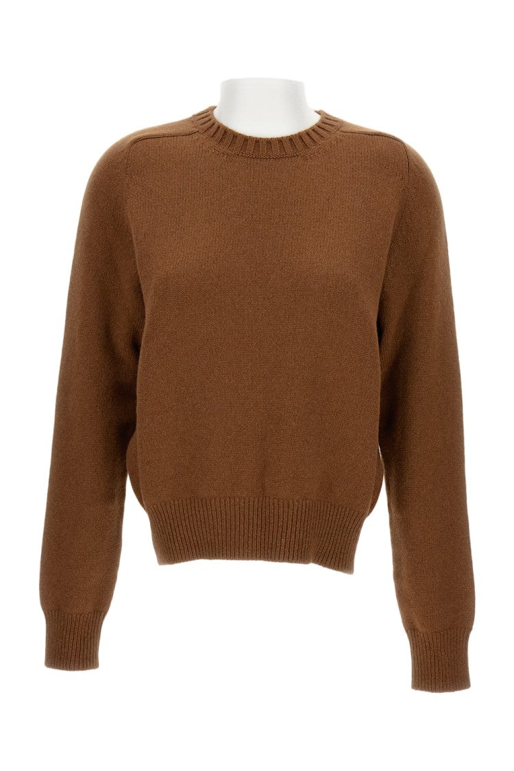 Khaite Crewneck Sweater With Ribbed Hem