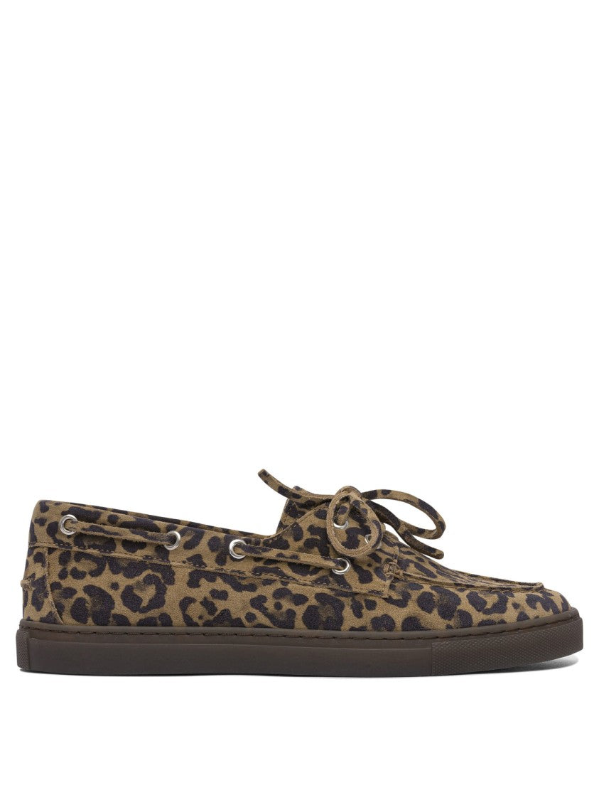 Copenhagen Leopard Print Leather Loafers