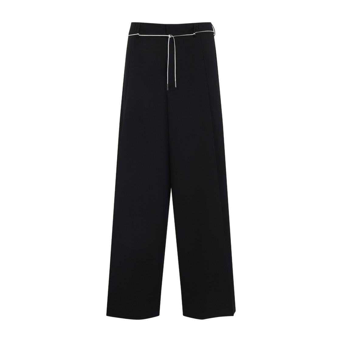 Dries Van Noten Black Wool Piers Pants