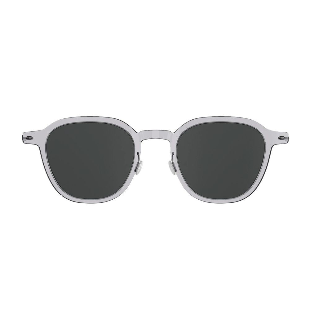 Lindberg Lindberg Sun Titanium 8348 C07/Colour 10/Sl110 Crystal Grey Geometric Frame Acetate-Titanium Sunglasses