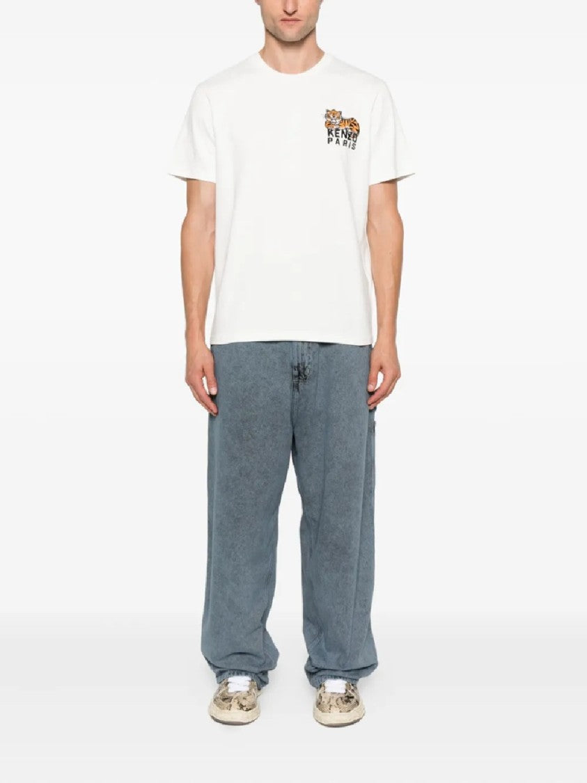 Kenzo Relaxed Fit White T-Shirt