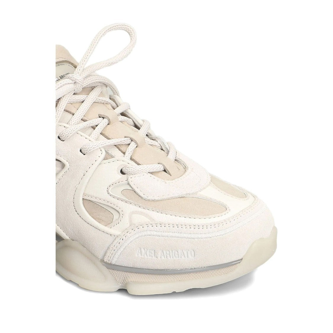 Axel Arigato White Eris Layered Textured Panels Chunky Sole Sneakers
