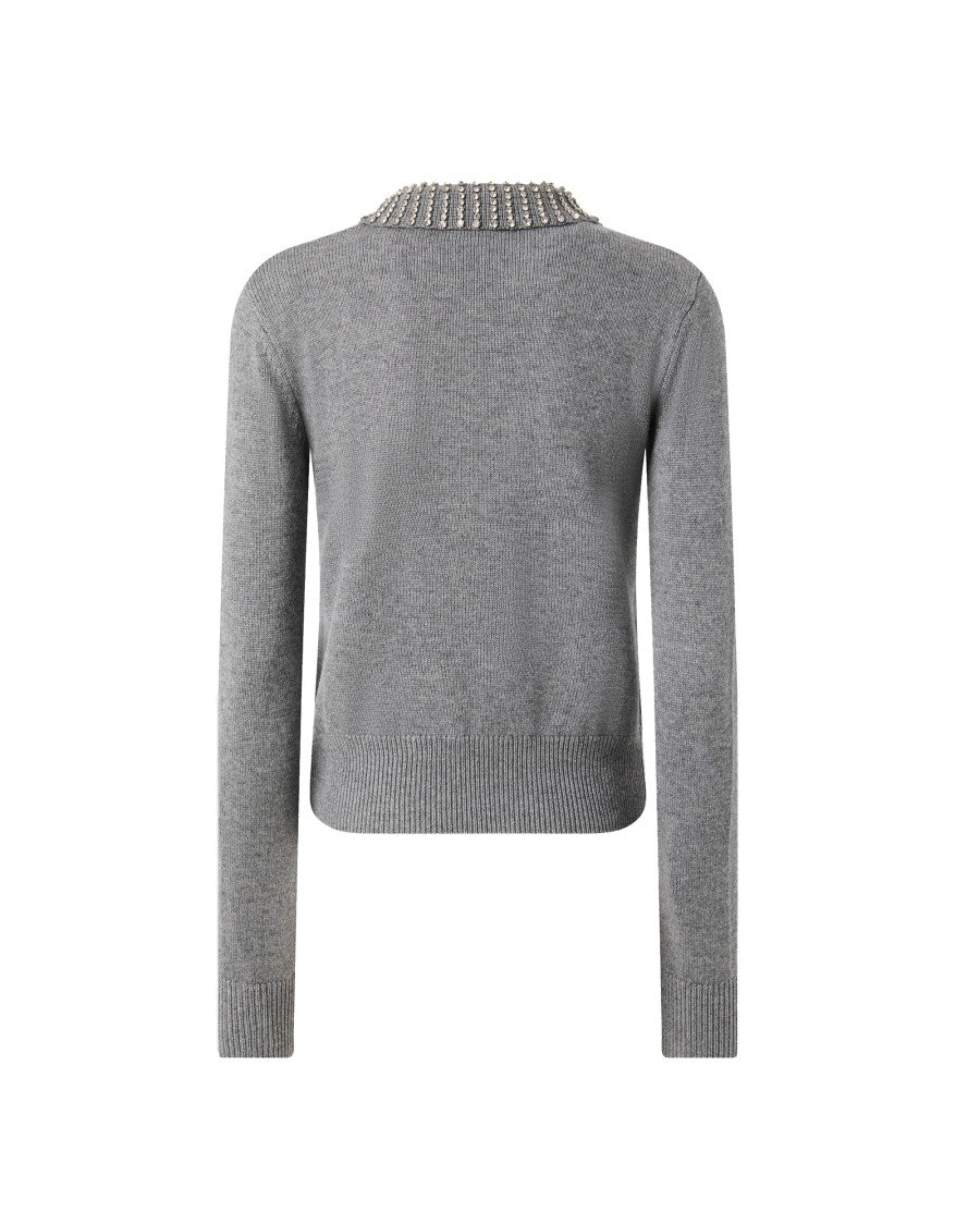 Pinko Gray Ventotene Sweater