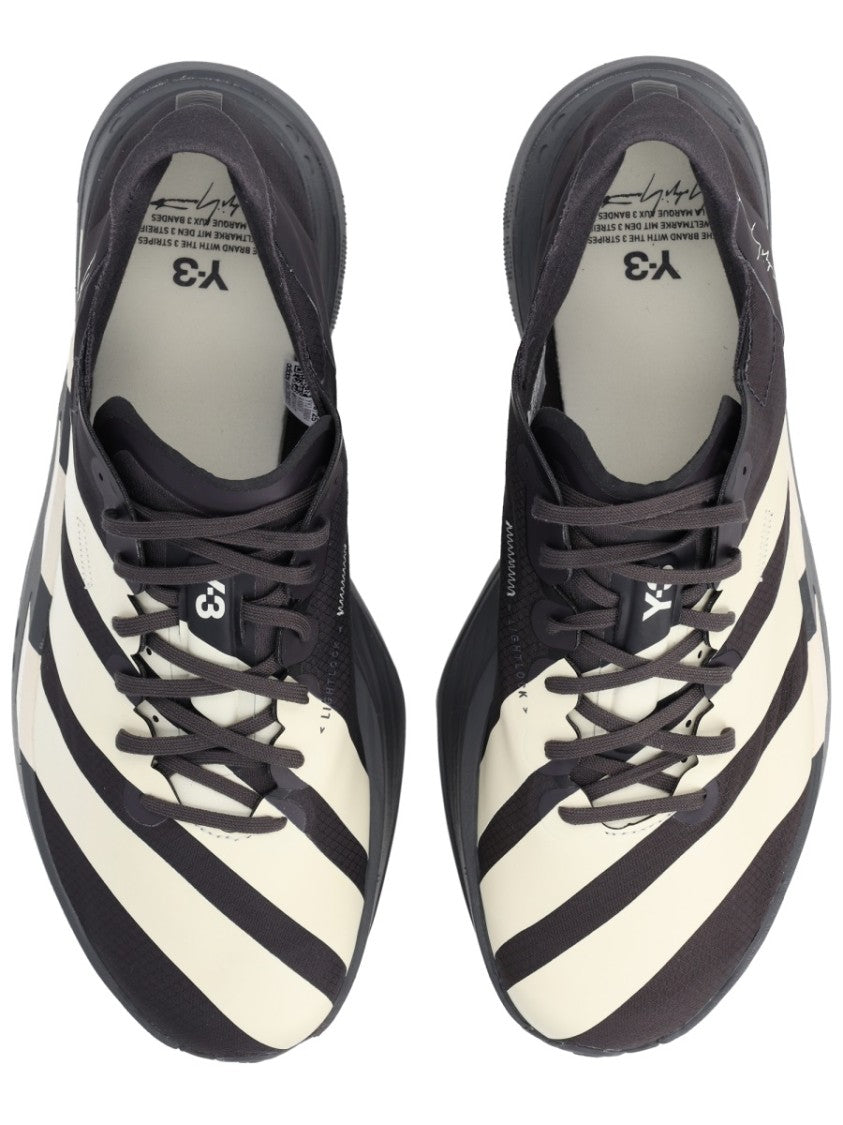 Y-3 Black Adios Pro 4 Stripes Sneakers