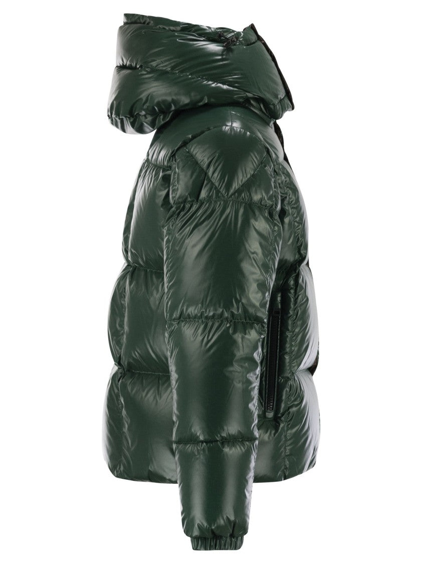 Moncler Parana - Short Down Jacket With Hood