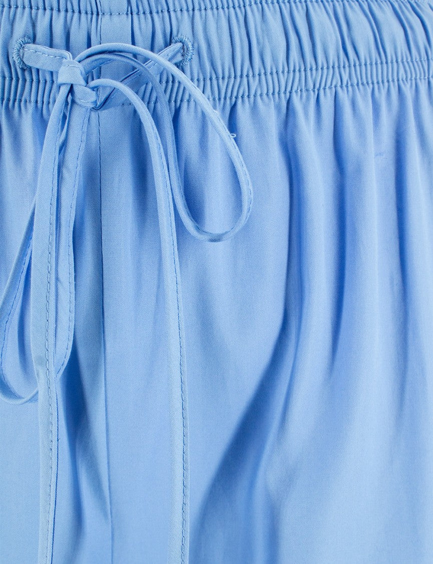 Ermanno Scervino Azure Blue Cotton Trousers