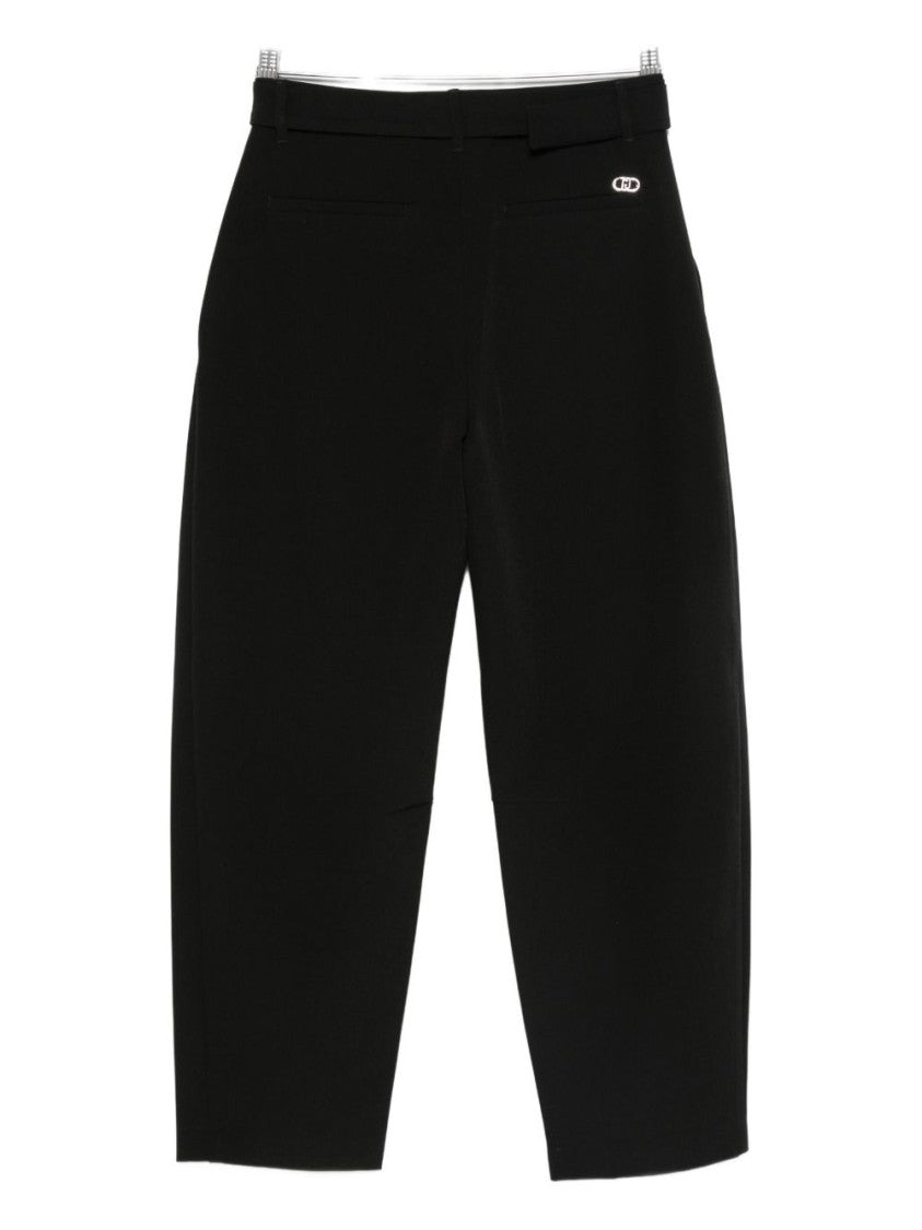 Liu Jo Tailored Black Trousers With Fitted Waist