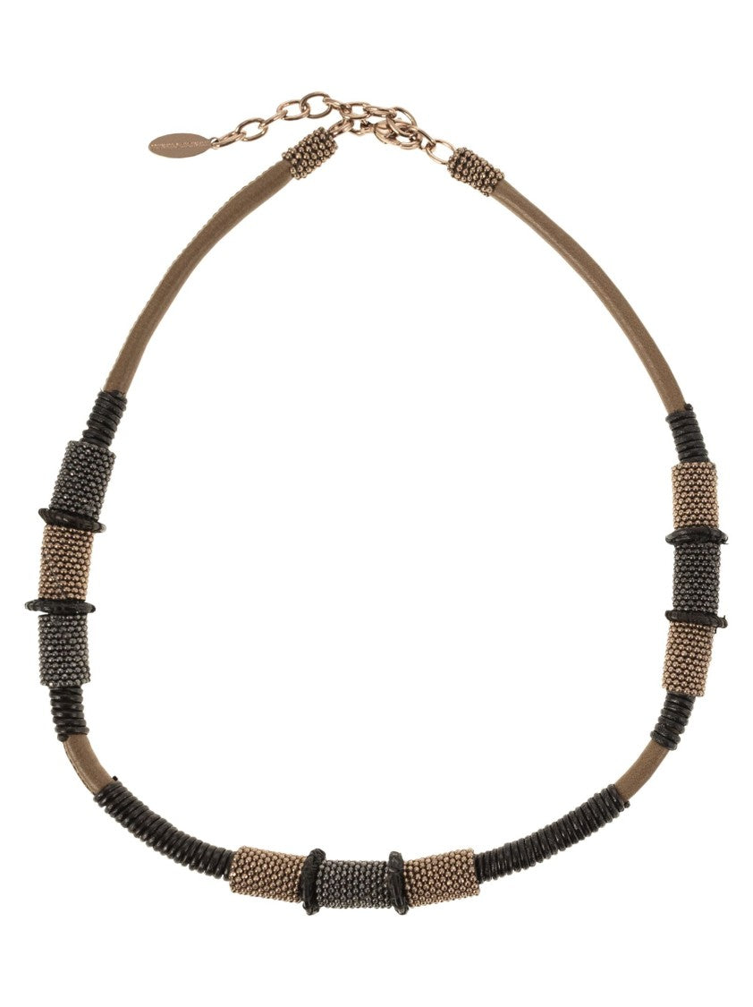 Brunello Cucinelli Necklace In Jewellery And Leather