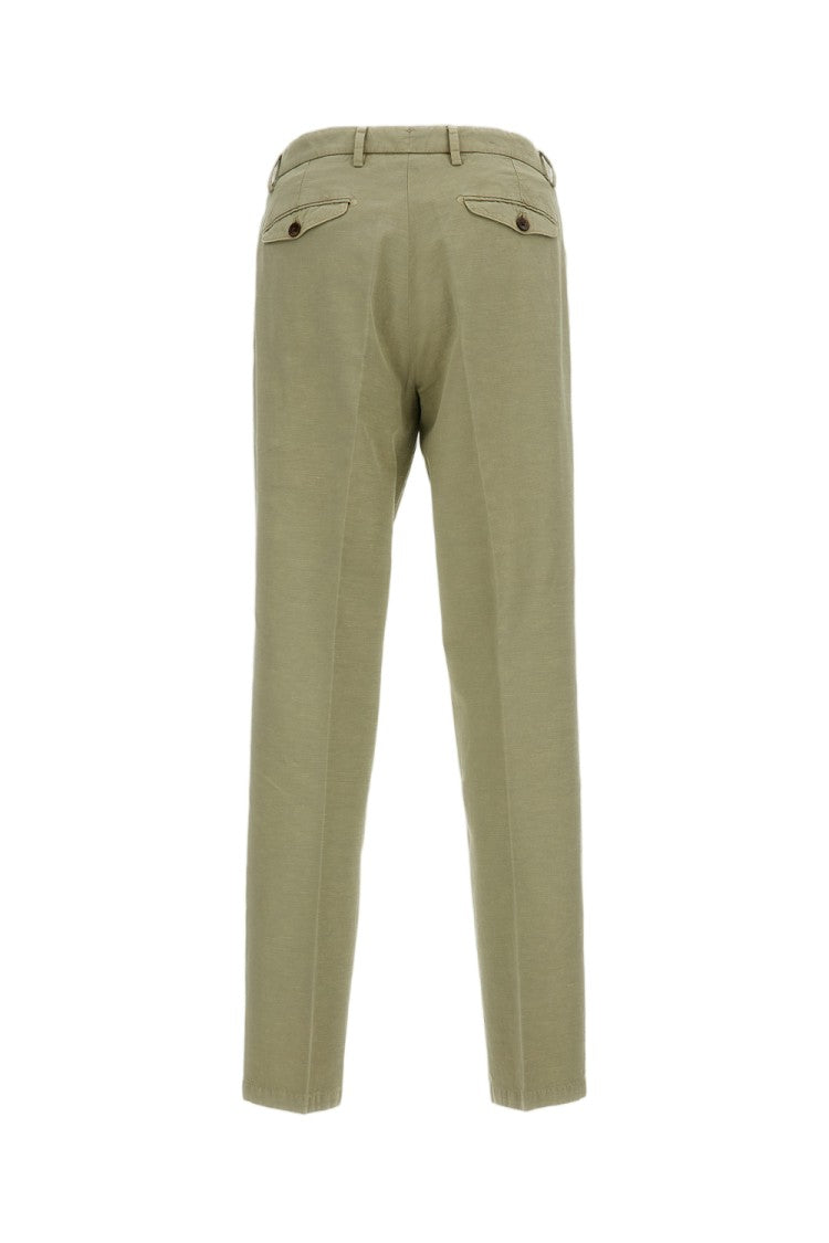 Briglia 1949 Green Slim Distressed Trousers