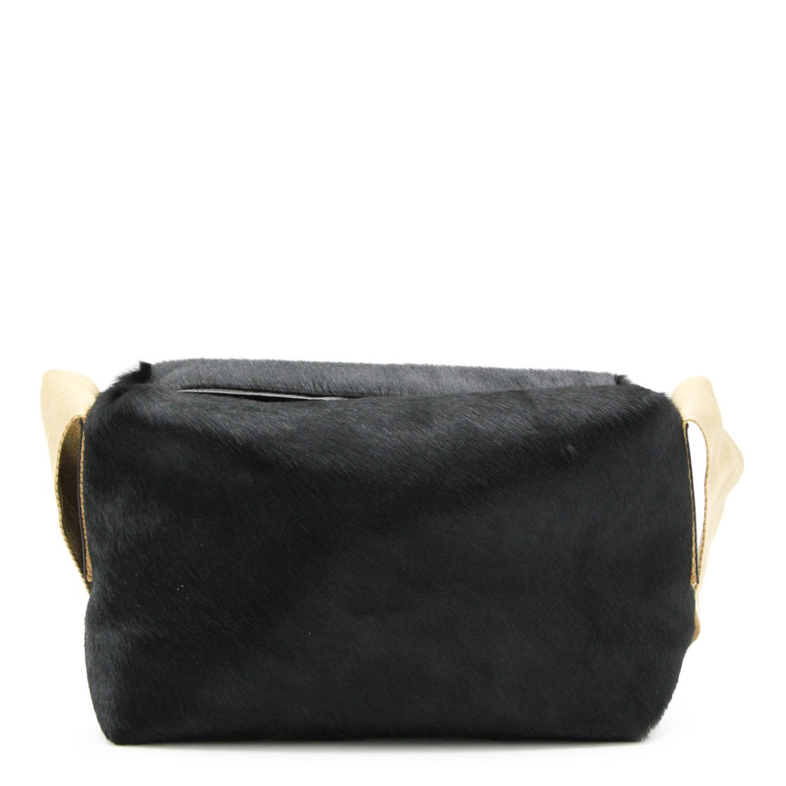 Uma Wang Black Leather Shoulder Bag