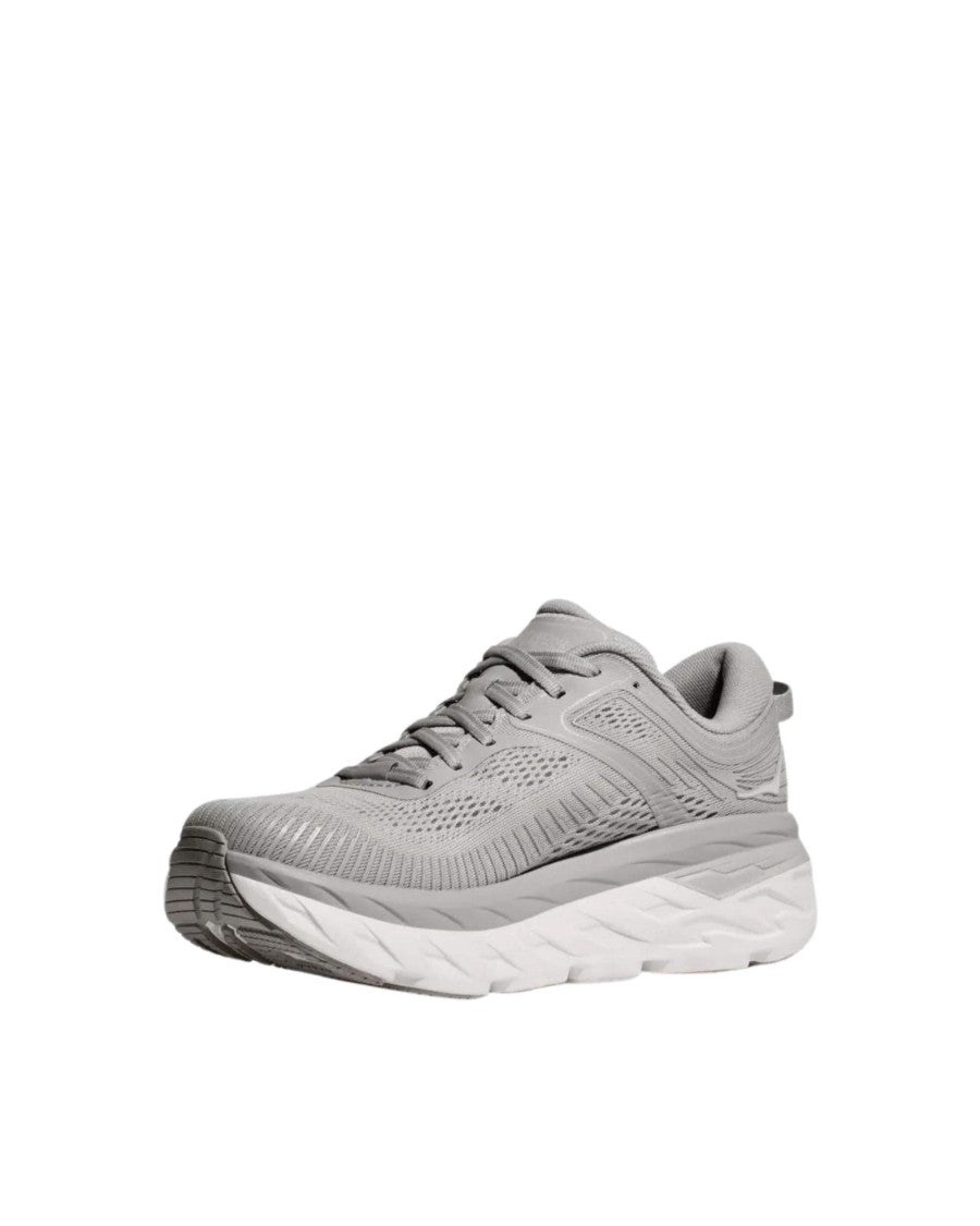 Hoka Harbor Mist White Bondi 7 Mesh Sneakers