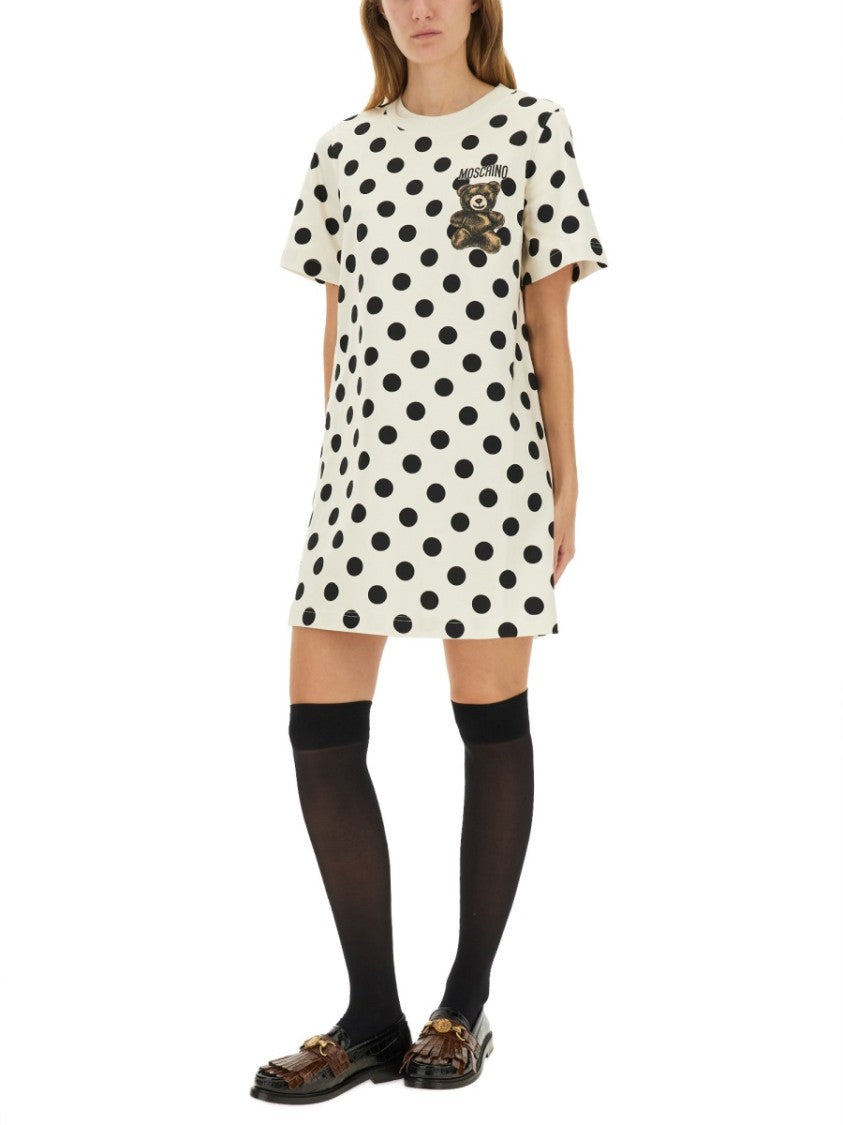 Moschino "Teddy Polka Dots" Dress